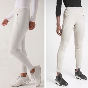 Athleta Peak Hybrid Fleece Tights Leggings Size Small